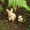 Shigaraki Ware Japanese pottry Rustic Clay Rabbit Figurine Small Made in Japan