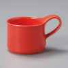 Mino ware Japanese Ceramic Mug Coffee Tea cup CA Cafe mug 200ml Red S Japan