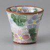 Made in Japan Mino Ware Purple Cherry Blossom Free Cup 350ml