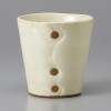 Made in Japan Mino Ware White Craft Rock Cup 260ml Japan