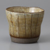 Made in Japan Mino Ware Orange Tokusa Shochu Cup (Medium) 270ml Japan
