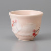 Mino Ware Sencha Yunomi Japanese Green Tea Cup Shino Akane Floral 180ml Japan