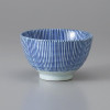 Mino Ware Sencha Yunomi Japanese Green Tea Cup Gosu Blue Tokusa Japan 180ml