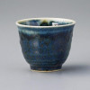 Mino Ware Sencha Yunomi Japanese Green Tea Cup Indigo Glaze Deep 140ml Japan