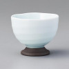 Mino Ware Gray Sencha Japanese Green Tea Cup Celadon Footed Cup Japan