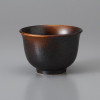 Mino Ware Gray Sencha Japanese Green Tea Cup Yakishime Fired Stoneware Cup