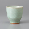 Mino Ware Gray Sencha Japanese Green Tea Cup White Cloud 200ml Japan