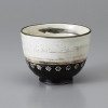 Mino Ware Gray Sencha Japanese Green Tea Cup Mishima Kumidashi Japan