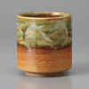 Sushi Yunomi Japanese Large Green tea cup Brushed Lattice 260ml Japan