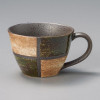 Mino ware Japanese Ceramic Mug Coffee cup Oribe lattice cafe mug 260ml Japan