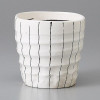 Made in Japan Mino Ware White Stripe Multi Cup 350ml