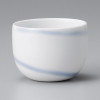White Porcelain Circle Textured Rock Glass 300ml – Mino Ware, Japanese Tableware