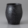 Mino Ware Made in Japan Smoked Tenmoku Half Rock Glass 305 ml Japanese Tableware
