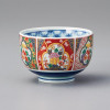 Arita Ware Gray Sencha Japanese Green Tea Cup Nishiki Kikkō Peony Japan