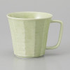 Mino ware Japanese Ceramic Mug Coffee Tea cup Hiwa Glaze Lightweight Faceted