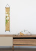 Kyoto Mini Tapestry Handpainted LinenGolden Kanoko Lily Summer Japan