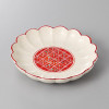 Seto Akae Chrysanthemum Side Plate 15.5 cm – Japanese Floral Serving Plate