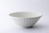 Mino Ware Sogi-Style Ramen Noodle Bowl Mat White Cut away Made in Japan