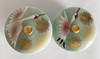 Yunomi Kutani porcelain Japanese tea cup & lid set of 2 Pair crane pattern new