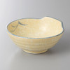 Japanese Seto Ceramic Tonsui Bowl Reed Pattern Hot Pot Dipping Sauce Dish 12cm
