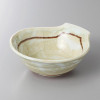 Japanese Seto Rust Line Ceramic Tonsui Bowl Hot Pot Dipping Sauce Dish 13cm