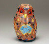 Kutani porcelain Owl Ornament Figure Fukuro Handpaint Traditional Mori Japan
