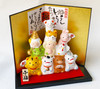 2023 Chinese Zodiac Japan Mino yaki Ceramic Figurine New Year H 5.5in Japan