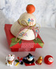 Kyoto New Year Figure Japanese paper Kagami Mochi Rice cake Maneki neko Darma