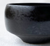 Chawan Matcha Japanese green tea bowl Hasami yaki porcelain Japan Wabi Black