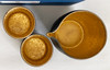 Arita porcelain Japanese Sake cup bottle set Crystal Gold glaze Guinomi Tokkuri