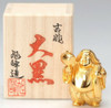Daikoku Seven Gods of Fortune Bronze Gold Plate Figure Japan Kyokuho Handcraft