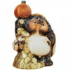 God of wealth Tanuki Shigaraki yaki ware Racoon Dog Bunpuku-chagama Figure Japan