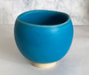 Kutani yaki Matcha Tea Bowl Ippuku bowl Turkish Turquoise Blue Glaze Handcraft