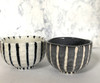 Yunomi Japanese Tea Cup Bowl set Mino yaki Pottery Handpaint Tokusa Stripe Japan
