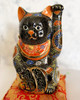 Maneki Neko Japanese lucky cat Kutani yaki Kimori 7' Daruma from japan