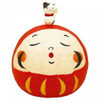 Kyoto Daruma Manekineko Washi Red Japanese tumbler doll lacky cat Japan