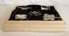 Samurai Armor Katana Kabuto Hashioki set Takaoka Tin Craft set of 5 Japan