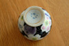 Kutani yaki Guinomi Sake cup Sakura Cherry Purple Glamorous Handpainted Japan