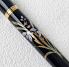 Maki-e Urushi Lacquer Makie Fountain Pen Yamanaka lacquerware Orchid Motif Japan