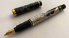 Maki-e Urushi Lacquer Makie Fountain Pen Yamanaka lacquerware Wave Motif Japan