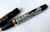 Maki-e Urushi Lacquer Makie Fountain Pen Yamanaka lacquerware Wave Motif Japan