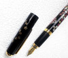 Maki-e Urushi Lacquer Makie Fountain Pen Yamanaka lacquer Mt.Fuji Cherry Japan-Red Fuji
