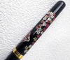 Maki-e Urushi Lacquer Makie Fountain Pen Yamanaka lacquer Mt.Fuji Cherry Japan-Red Fuji