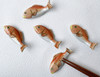 Hashioki Chopstick rest set Kyoto Kyo Kiyomizu yaki ware Sea bream motif Japan