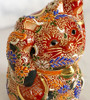 Maneki neko Japanese lucky cat Kutani yaki 4' Saibyoumori from japan