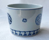 Kutani yaki Sobachoko Cup Bowl Handpaint underglaze Sometsuke Marumon Japan