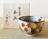 Kyoto Tea Bowl Matcha Chawan Mugen Momiji Autumn Leaves Handcrafted Japan
