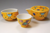 Sencha Tea cup set Hohin Yusamashi Yunomi Kyo Kiyomizu yaki Takara Phoenix Japan