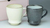 Kyo Kiyomizu yaki ware Mug Cofee Tea Cup Japan Black and White