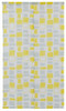 Noren Hanging Door Curtain ?Yellow Square Dot pattern Nordic style Japan